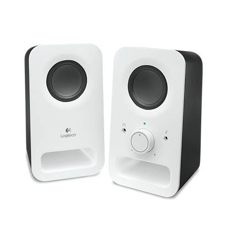 980-000815 Colunas Logitech Z150 Compact Stereo 6W Peak / 3W RMS Brancas - Image 1