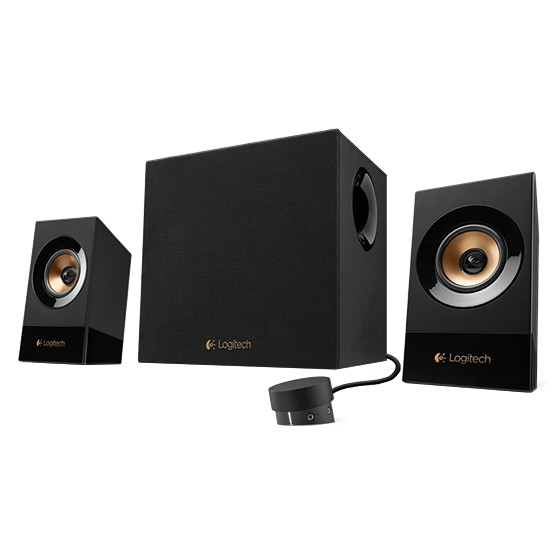 980-001054 Colunas Logitech Z533 Stereo 2.1 120W Peak / 60W RMS Preto - Image 1