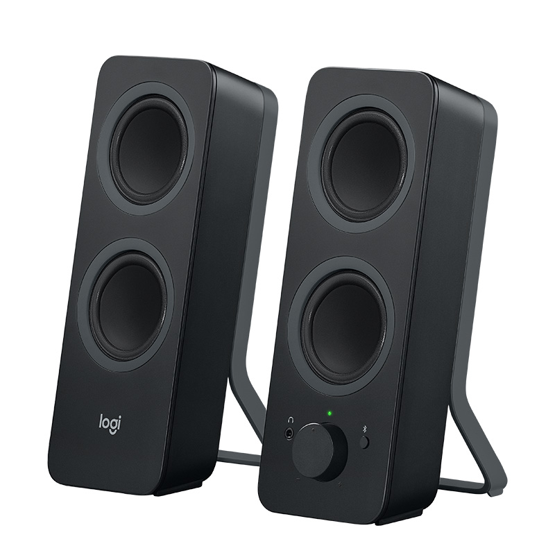 980-001295 Colunas Logitech Z207 Stereo 2.0 Bluetooth 10W Peak / 5W RMS Pretas - Image 1