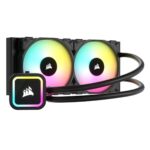 Water Cooler CPU Corsair iCUE H100x RGB Elite 240mm Preto