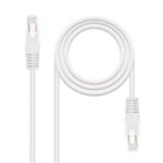 Cabo de Rede Nanocable RJ45 UTP CAT.5E AWG24 2 M Branco