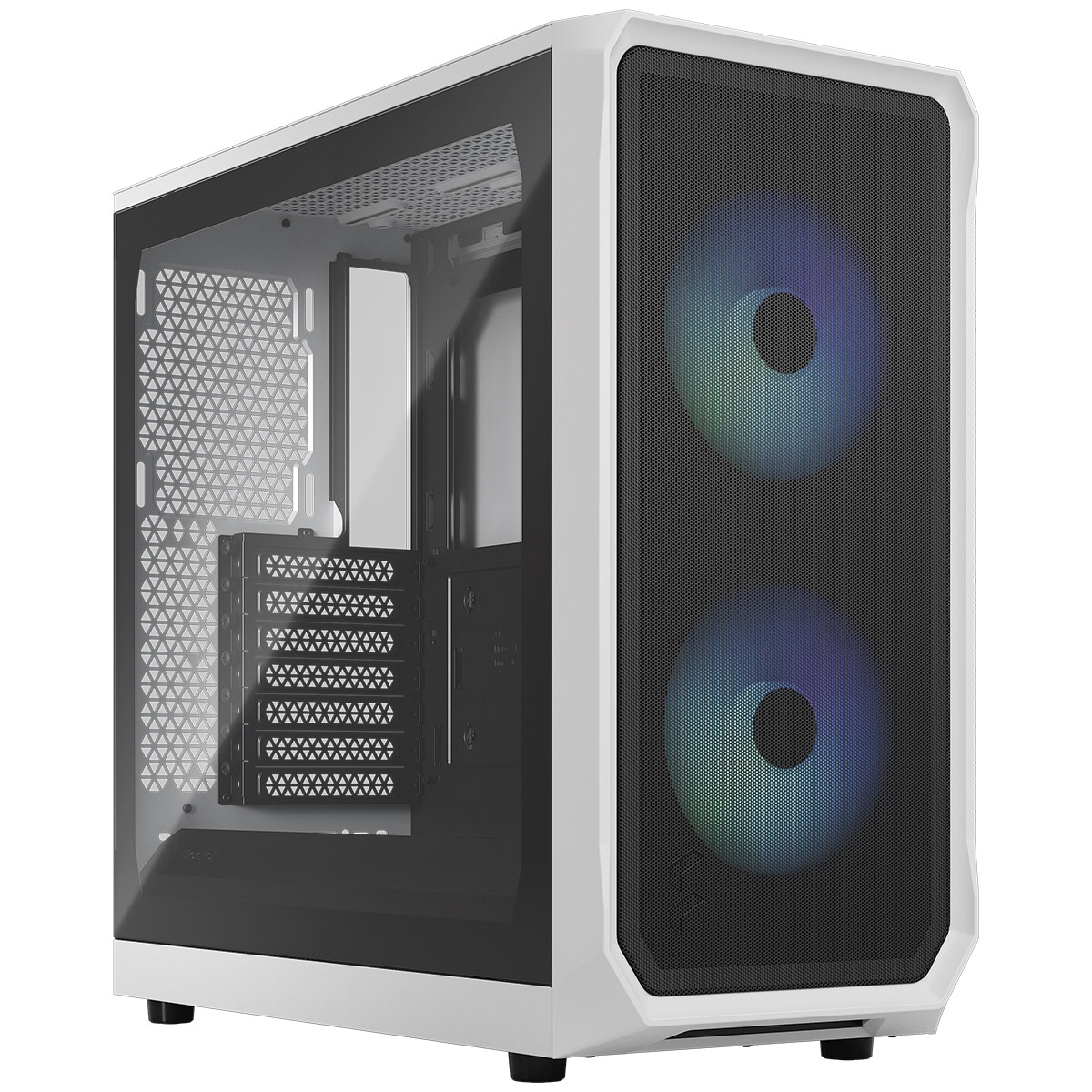 FD-C-FOC2A-04 Caixa ATX Fractal Design Focus 2 RGB White TG Clear Tint - Image 1
