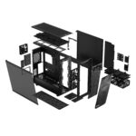 Caixa E-ATX Fractal Design Meshify 2 XL Preta Tempered Glass Light Tint - Image 8