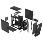 Caixa E-ATX Fractal Design Torrent Compact Preta Tempered Glass Dark Tint - Image 11