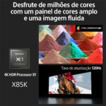 Televisão Sony X85K Series SmartTV 50" LED 4K UHD Google TV - Image 3
