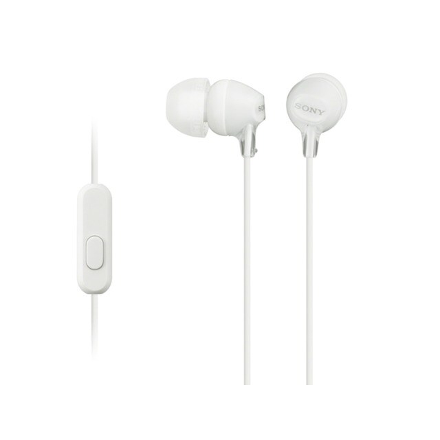 MDR-EX15APW Auriculares Sony MDR-EX15AP (Com Microfone) Brancos Jack 3.5mm - Image 1