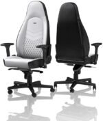 Cadeira noblechairs ICON PU Leather Branco / Preto - Image 3