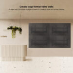 Suporte de ecrã Tooq Videowall 54"-70" Preto - Image 11