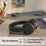 Headphones Sony WH-CH520 Bluetooth Pretos - Image 5