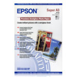 Papel Epson Photo Premium Semi-Glossi A3+ 250g/m² 20 Folhas