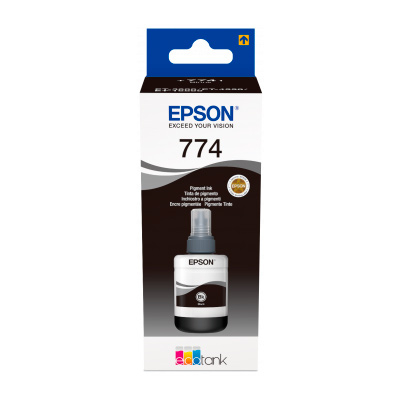 C13t774140 Tinteiro Epson Original T7741 Pigment Black Ink Bottle Preto - Image 1