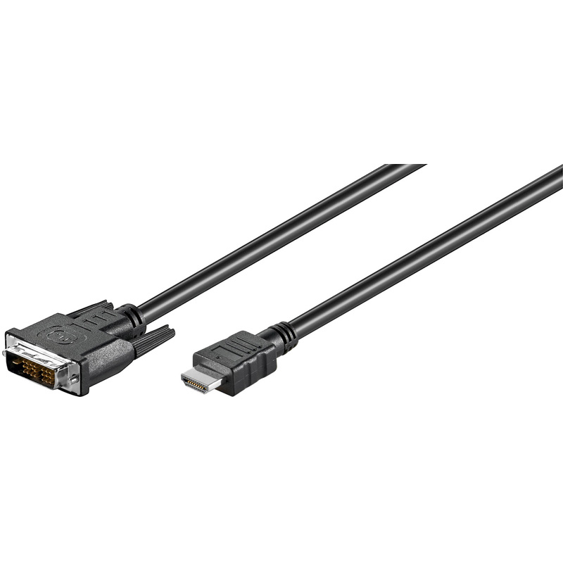 Ec1350 Cabo Ewent EC1350 HDMI para DVI-D(18+1) 2m Preto - Image 1