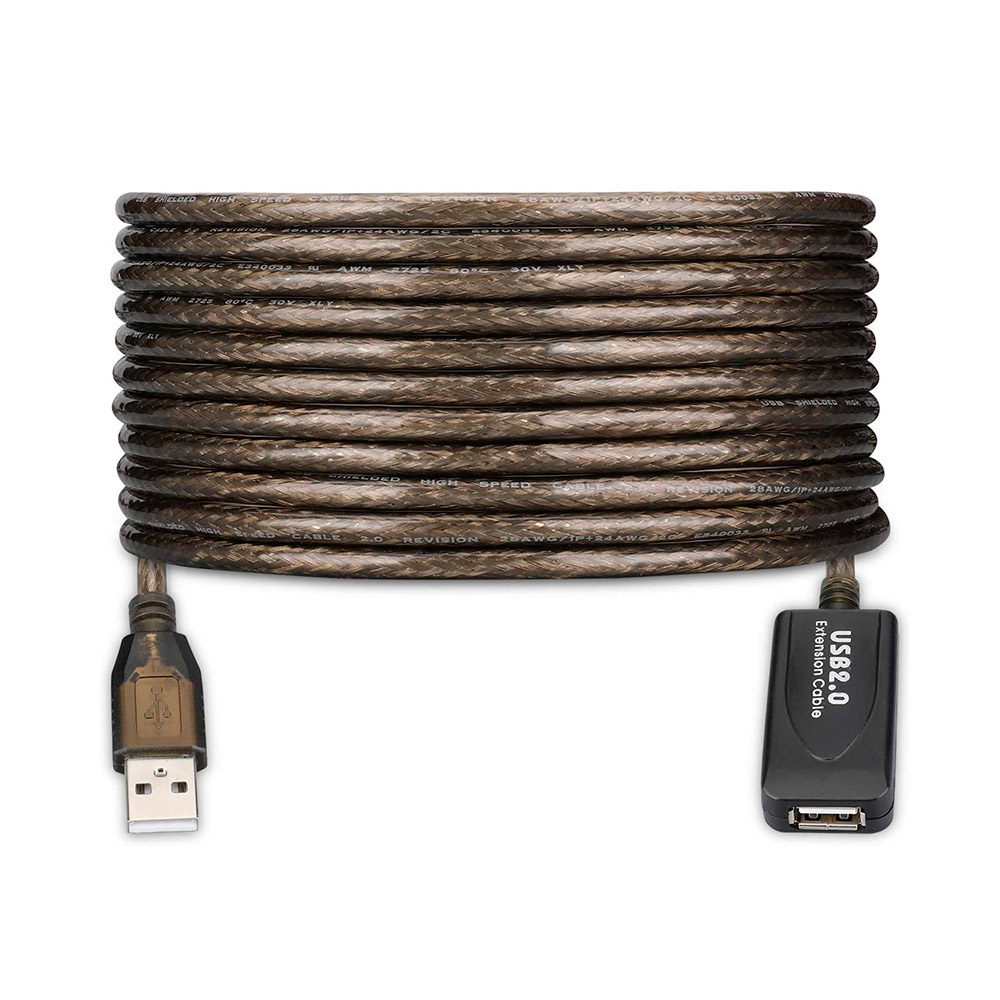 Ew1024 Cabo Ewent EW1024 Amplificador de Sinal USB 2.0 25m Preto - Image 1