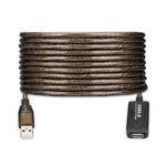 Cabo Ewent EW1025 Amplificador de Sinal USB 2.0 30m Preto