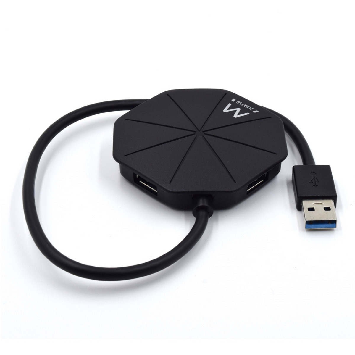 Ew1138 1 Hub USB Ewent EW1138 4 Portas 3.1 Gen 1 USB 3.0 - Image 1