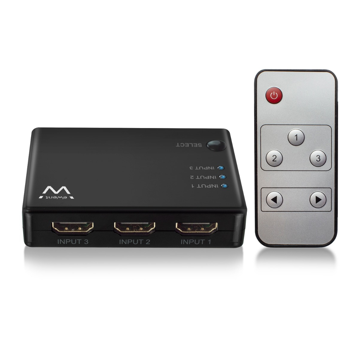 Ew3730 Switch Ewent EW3730 HDMI 4K 3x1 Preto - Image 1