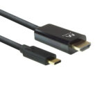 Cabo Ewent EW9824 USB-C para HDMI 4K/60Hz 2m Preto
