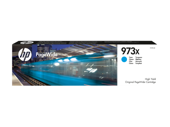 F6t81ae Toner HP PageWide Original 973X Ciano de Elevado Rendimento - Image 1