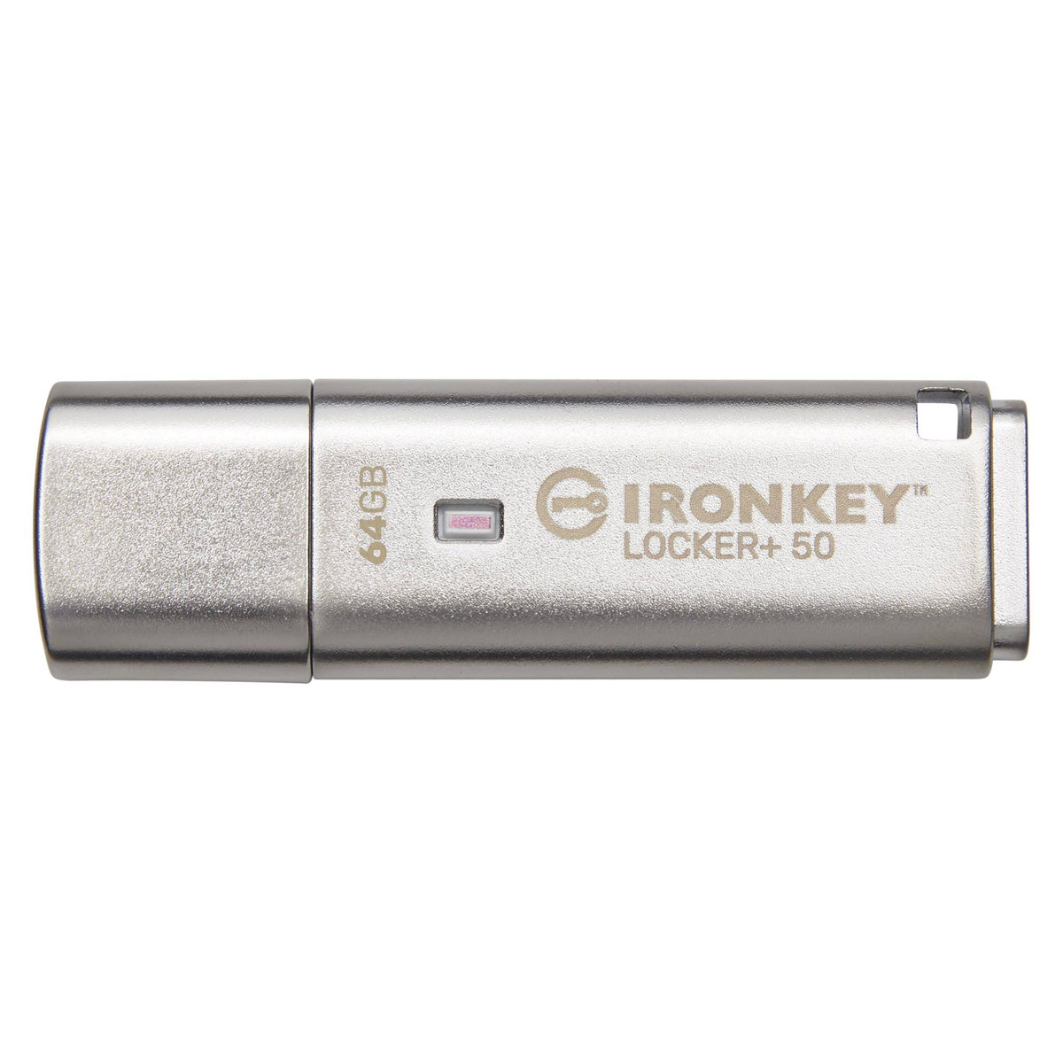 Iklp5064gb Pen Drive Kinston IronKey Locker+ 50 64GB Metal - Image 1