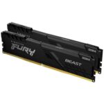 Memória RAM Kingston Fury 32GB (2x16GB) DDR4 3200MHz CL16 Preta