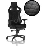 Cadeira Noblechairs EPIC PU Leather Preto