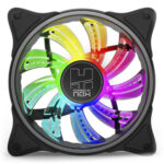 Ventoinha 120mm Nox Hummer A-Fan ARGB Preta