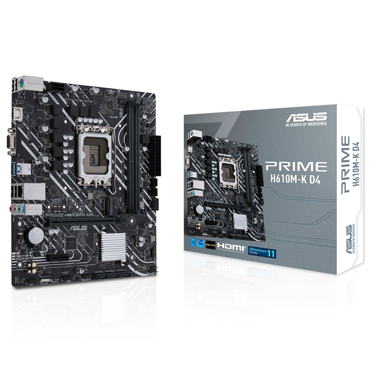 P039031 1 Motherboard Micro-ATX Asus Prime H610M-K D4 - Image 1