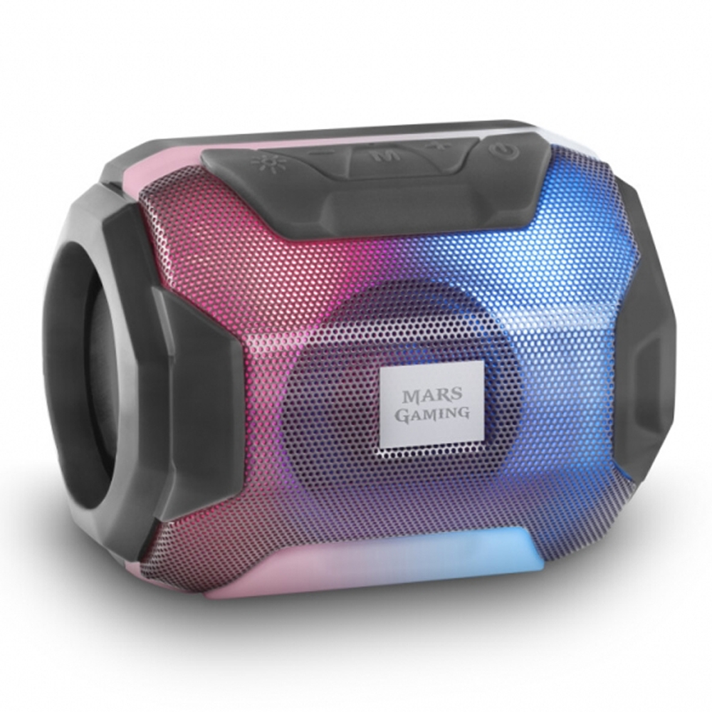 P039727 1 Coluna Portátil Mars Gaming MSBAX RGB Bluetooth Preta - Image 1