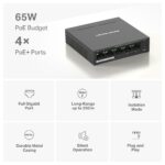 Switch Mercusys MS105GP 5 Portas Gigabit UnManaged PoE+ - Image 2