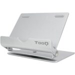 Suporte de Mesa Tooq Ajustável e Giratório para Smarphone/Tablet Prateado