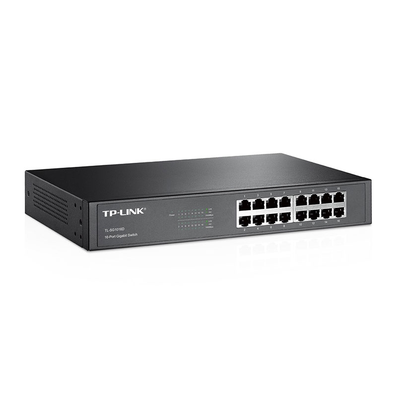 Tl-sg1016d Switch TP-Link TL-SG1016D 16 Portas Gigabit UnManaged Rack Mountable - Image 1