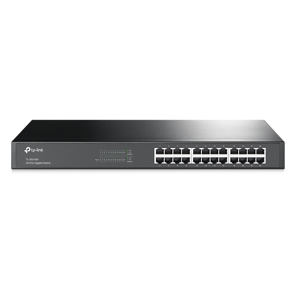 Tl-sg1024 Switch TP-Link TL-SG1024 24 Portas Gigabit UnManaged Rack Mountable - Image 1