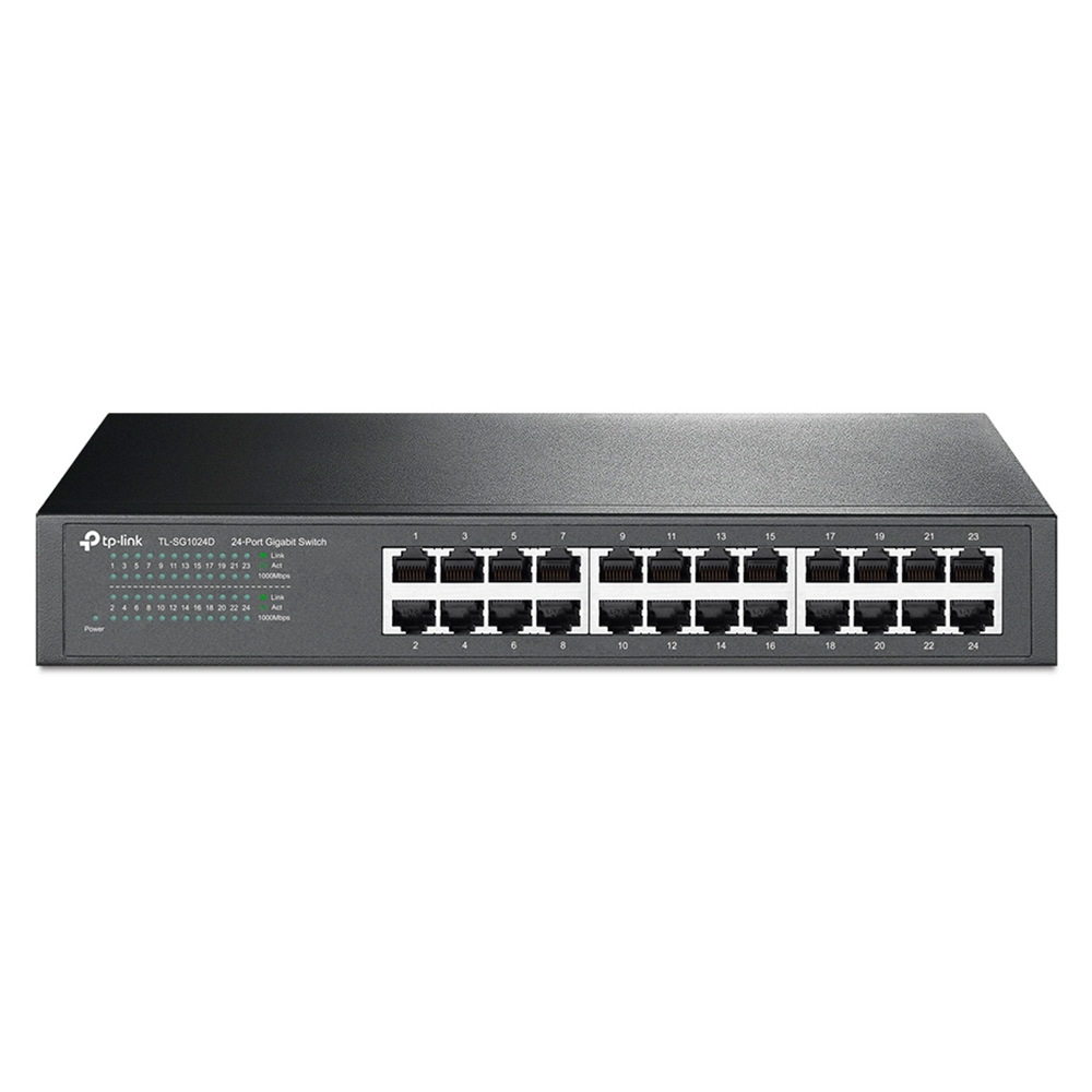 Tl-sg1024d Switch TP-Link TL-SG1024D 24 Portas Gigabit UnManaged Rack Mountable - Image 1