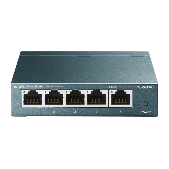 Tl-sg105 un 6 1 normal 1594122055766j Switch TP-Link TL-SG105 5 Portas Gigabit Metal - Image 1