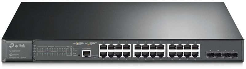 Tl-sg3428mp 2 Switch TP-Link JetStream 28-Port Gigabit + L2 Managed Switch c/ 24-Port PoE+ - Image 1