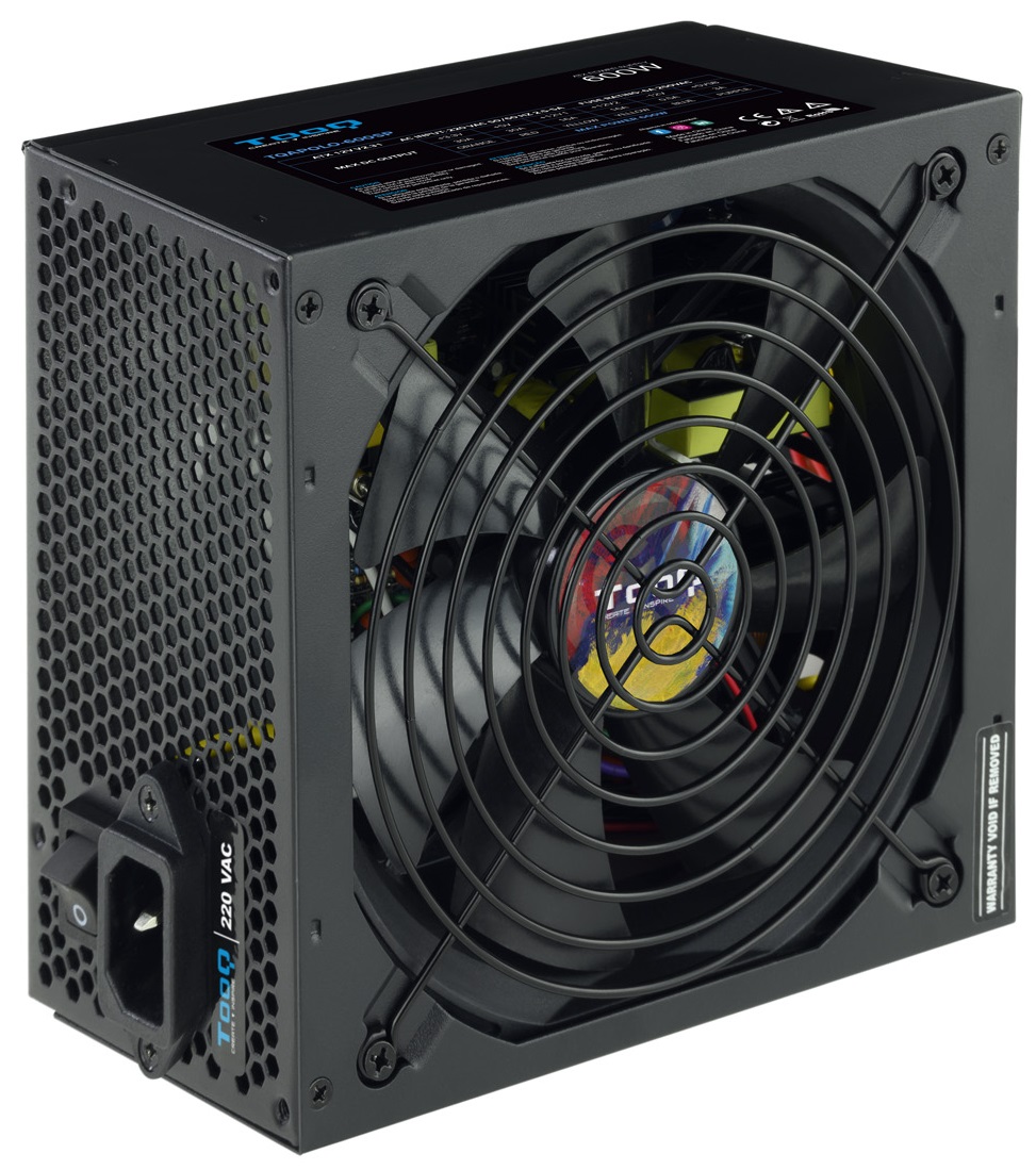 Tqapolo-600sp Fonte de Alimentação ATX TOOQ 600W PFC Activo - Image 1