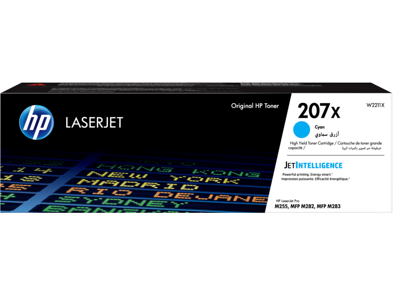 W2211x Toner HP LaserJet Original 207X Ciano de Elevado Rendimento - Image 1