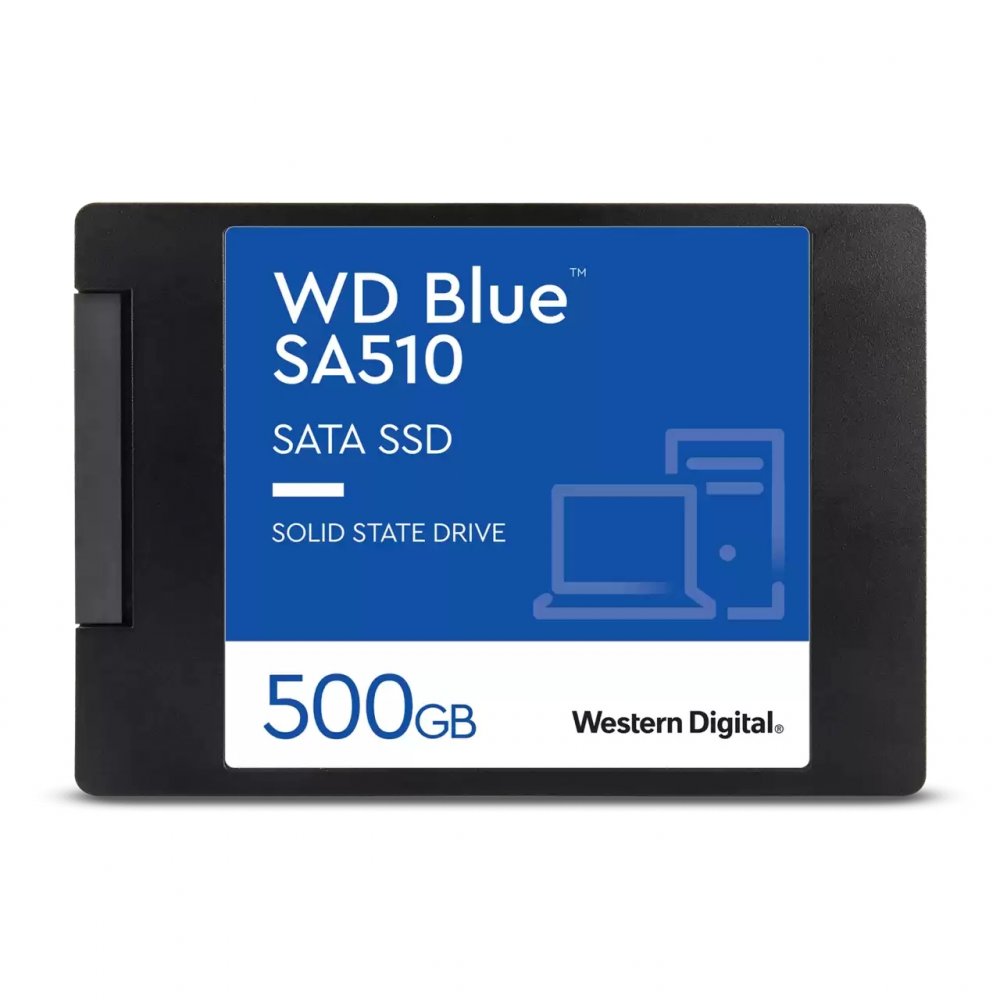 Wds500g3b0a Disco SSD 2.5' Western Digital Blue SA510 500GB SATA 3 - Image 1