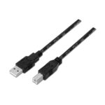 Cabo Aisens Impresora USB 2.0 USB Macho - USB Macho/ 3m/ Preto
