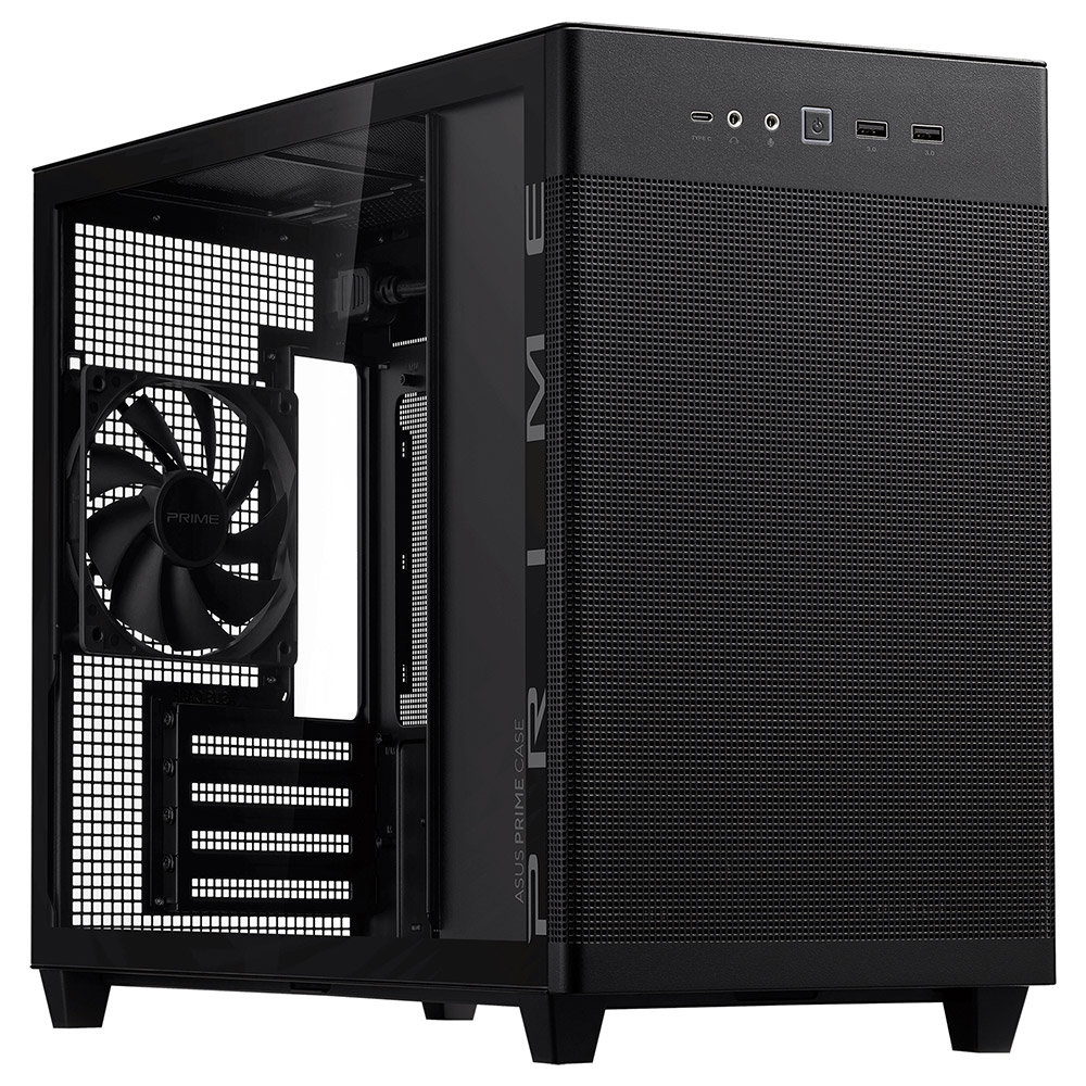 90DC00G0-B39010 Caixa Micro-ATX Asus Prime AP201 Vidro Temperado Preta - Image 1