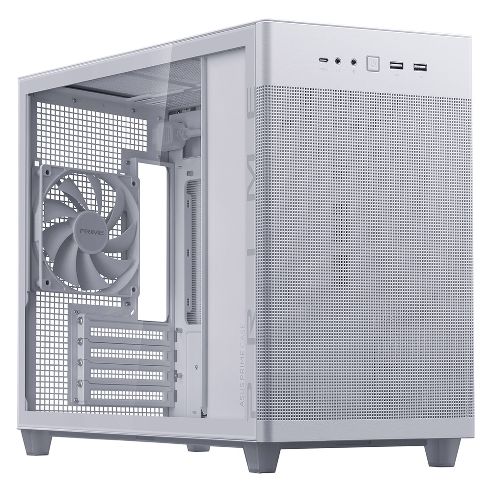 90DC00G3-B39010 Caixa Micro-ATX Asus Prime AP201 Vidro Temperado Branca - Image 1