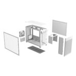 Caixa Micro-ATX Asus Prime AP201 Vidro Temperado Branca - Image 5