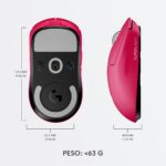 Rato Logitech G Pro X Superlight Wireless Magenta - Image 14