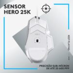 Rato Gaming Logitech G502 X Wired Hero Branco - Image 8