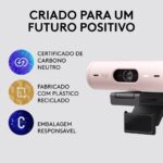 Webcam Logitech Brio 500 Full HD 1080p USB Type-C Rosa - Image 5
