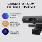 Webcam Logitech Brio 500 Full HD 1080p USB Type-C Preta - Image 5