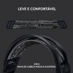 Headset Logitech G733 Lightspeed Wireless RGB Gaming Preto - Image 2