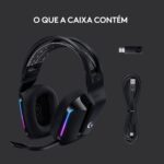Headset Logitech G733 Lightspeed Wireless RGB Gaming Preto - Image 6