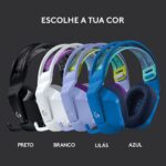 Headset Logitech G733 Lightspeed Wireless RGB Gaming Preto - Image 9