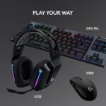 Headset Logitech G733 Lightspeed Wireless RGB Gaming Preto - Image 10